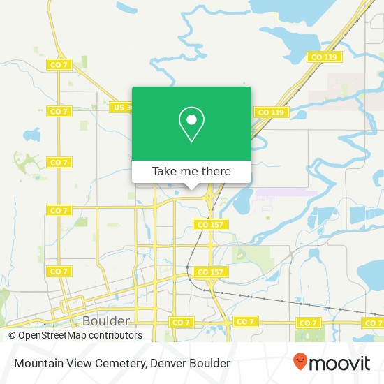 Mountain View Cemetery map