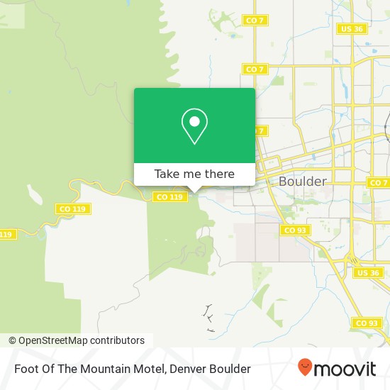 Foot Of The Mountain Motel map