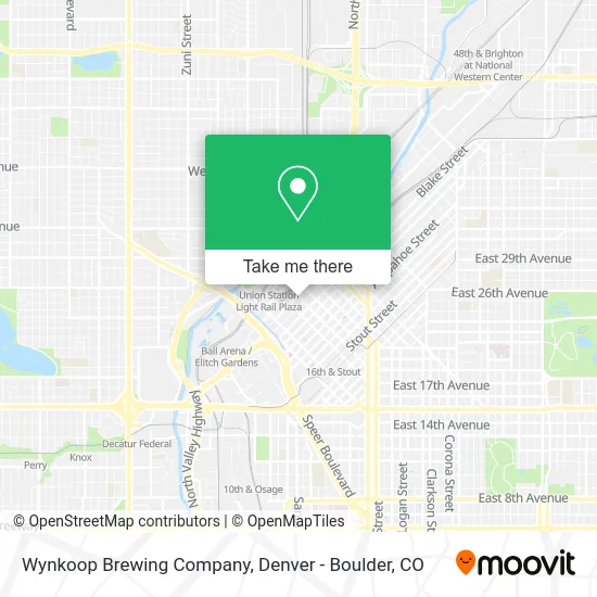 Wynkoop Brewing Company map
