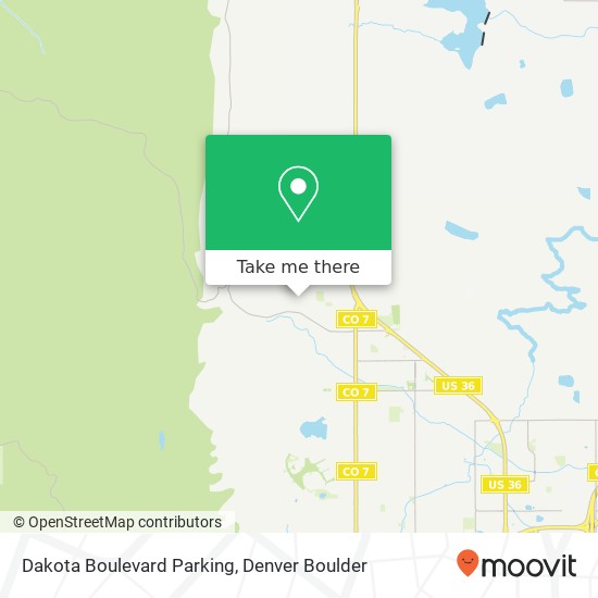 Mapa de Dakota Boulevard Parking