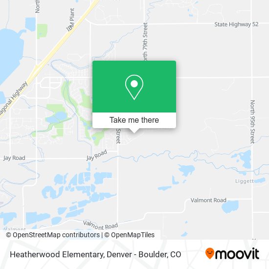 Mapa de Heatherwood Elementary