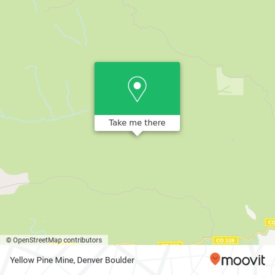 Yellow Pine Mine map