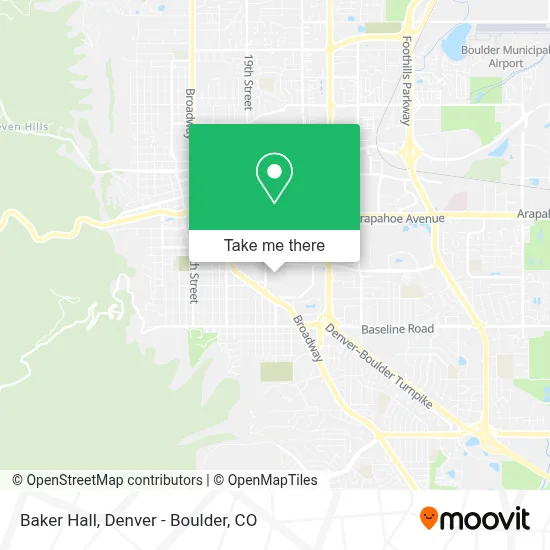 Baker Hall map
