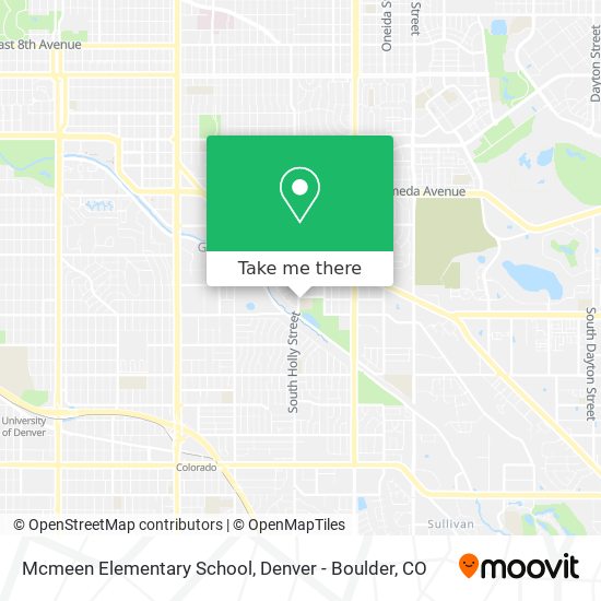 Mapa de Mcmeen Elementary School