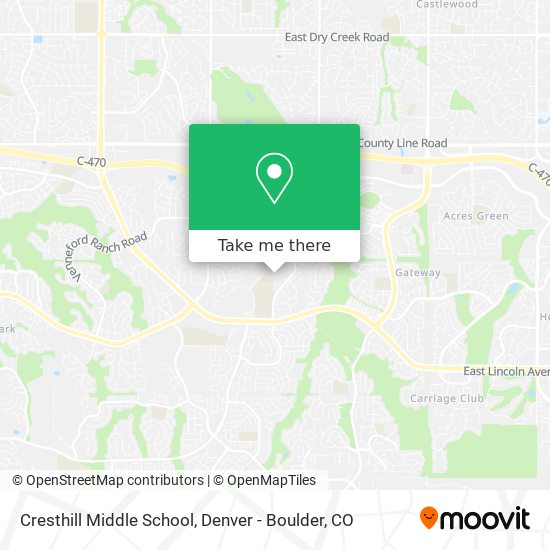Mapa de Cresthill Middle School