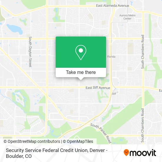 Security Service Federal Credit Union map