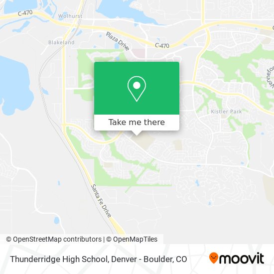 Mapa de Thunderridge High School