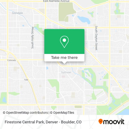 Firestone Central Park map