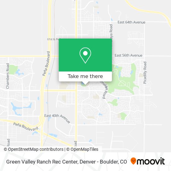 Green Valley Ranch Rec Center map
