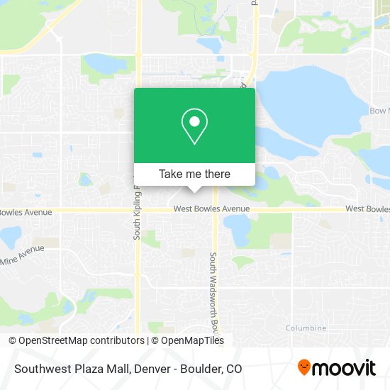 Southwest Plaza Mall Map How To Get To Southwest Plaza Mall In Denver - Boulder, Co By Bus Or Light  Rail?