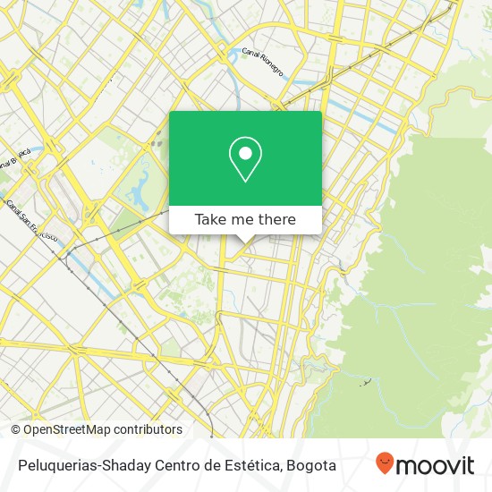 Peluquerias-Shaday Centro de Estética map