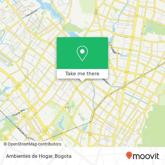 Ambientes de Hogar map