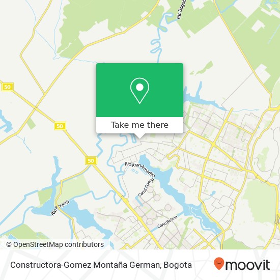 Mapa de Constructora-Gomez Montaña German