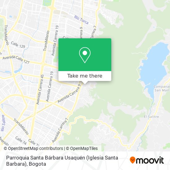 Parroquia Santa Bárbara Usaquén (Iglesia Santa Barbara) map