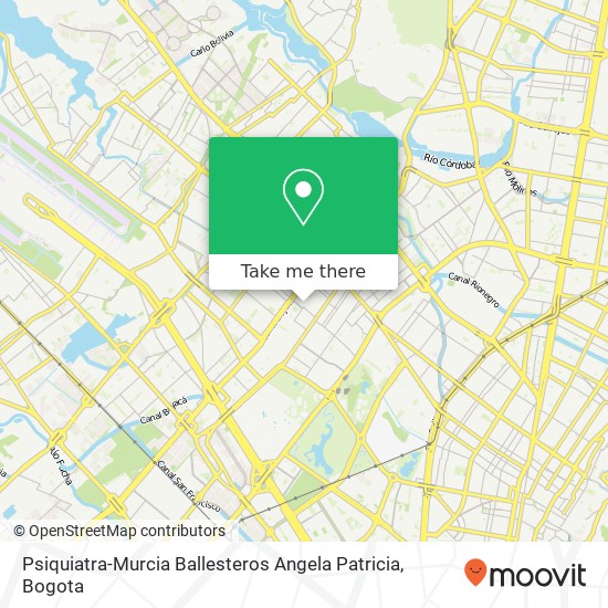 Psiquiatra-Murcia Ballesteros Angela Patricia map