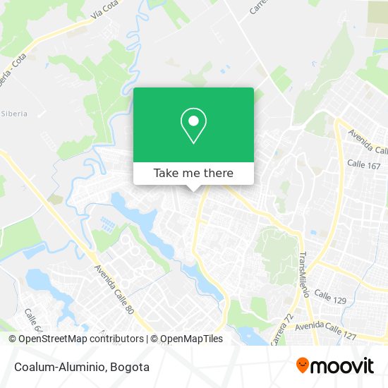 Mapa de Coalum-Aluminio