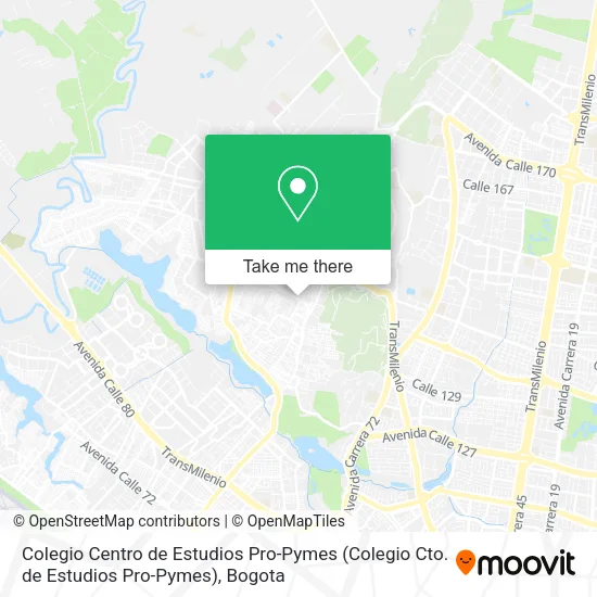 Colegio Centro de Estudios Pro-Pymes map