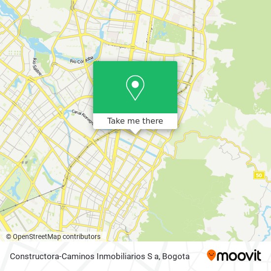 Constructora-Caminos Inmobiliarios S a map