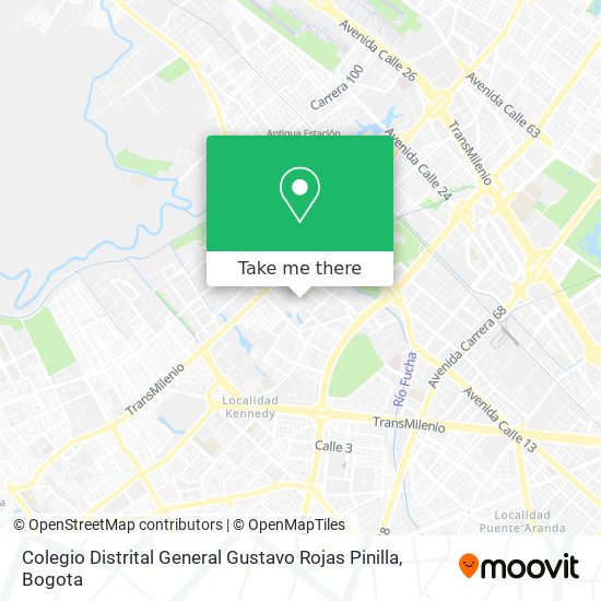 Colegio Distrital General Gustavo Rojas Pinilla map