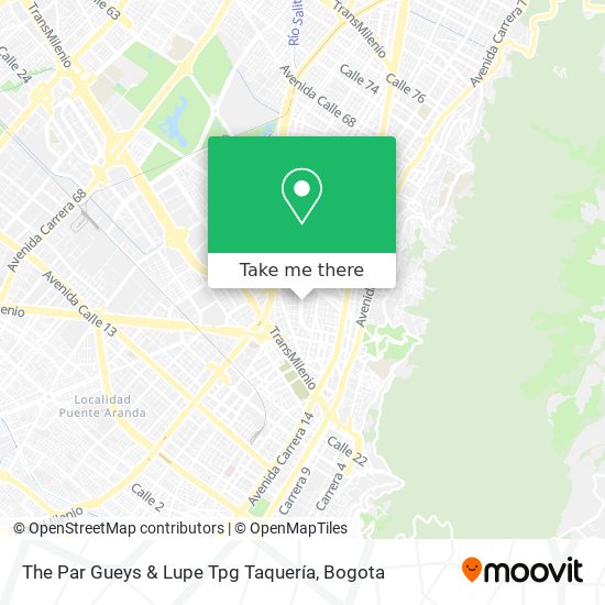 The Par Gueys & Lupe Tpg Taquería map
