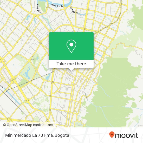 Minimercado La 70 Fma map