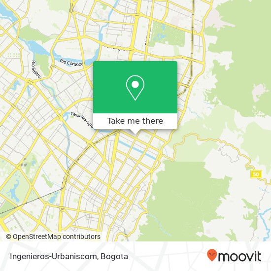 Ingenieros-Urbaniscom map