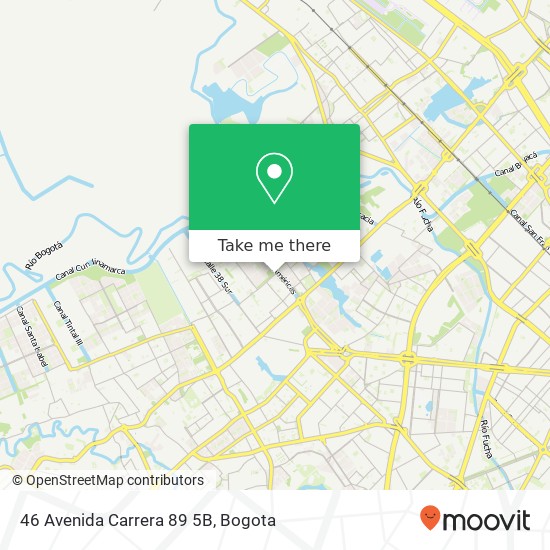 46 Avenida Carrera 89 5B map