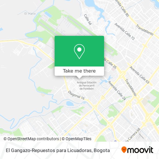 El Gangazo-Repuestos para Licuadoras map