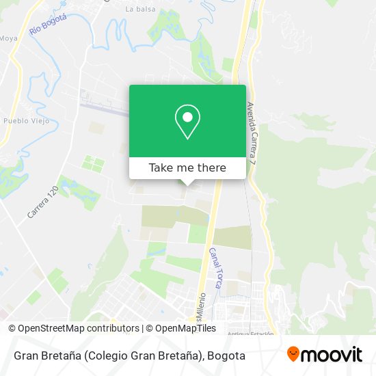 Mapa de Gran Bretaña (Colegio Gran Bretaña)