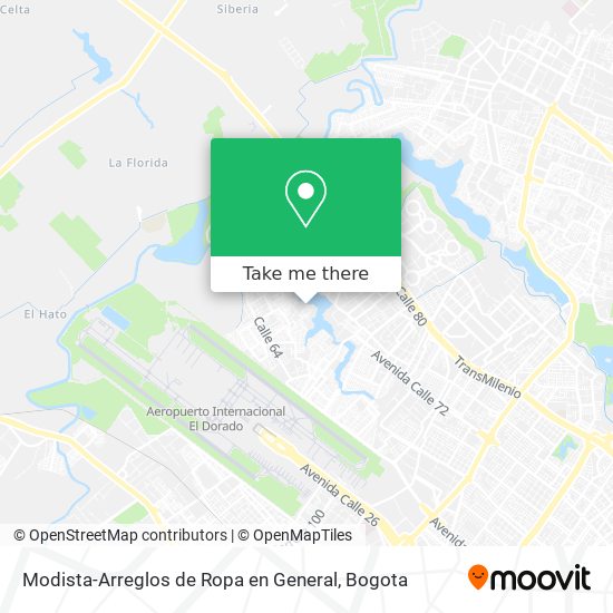 How to get to Modista-Arreglos de Ropa en General in Engativá by SITP or  Transmilenio?
