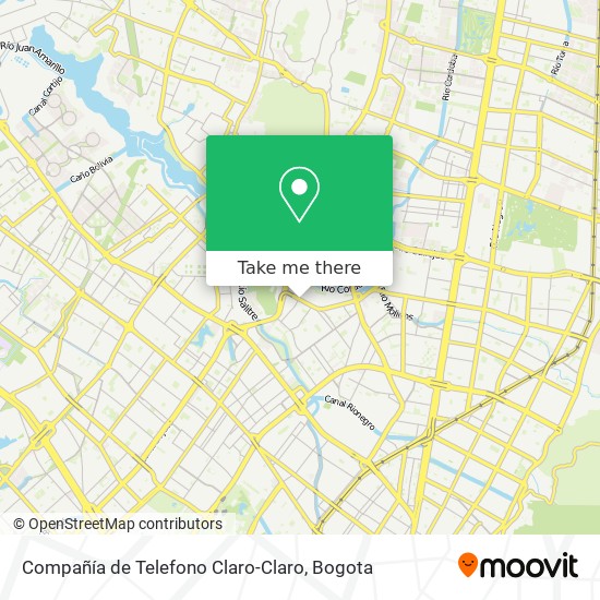 Compañía de Telefono Claro-Claro map