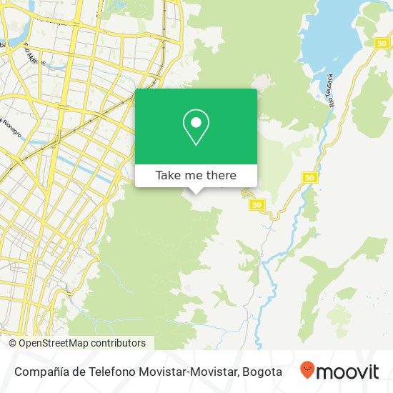 Mapa de Compañía de Telefono Movistar-Movistar