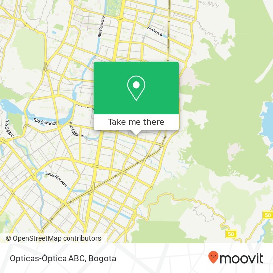 Opticas-Óptica ABC map