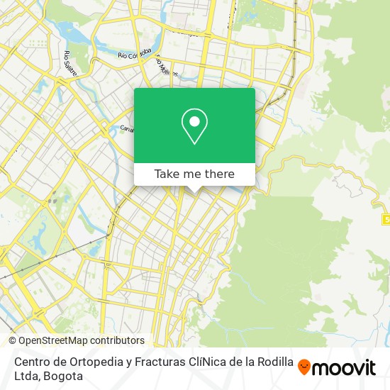 Centro de Ortopedia y Fracturas ClíNica de la Rodilla Ltda map