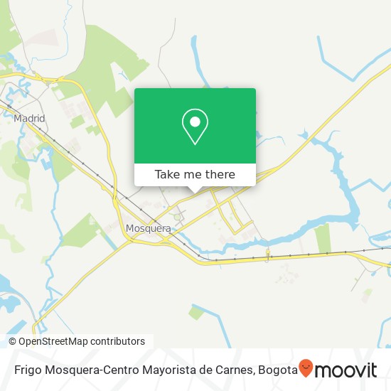 Frigo Mosquera-Centro Mayorista de Carnes map
