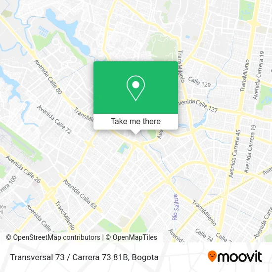 Mapa de Transversal 73 / Carrera 73 81B