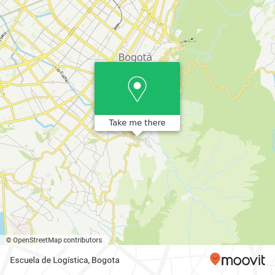 Escuela de Logística map