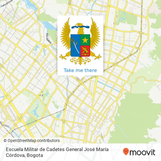 Escuela Militar de Cadetes General José María Córdova map