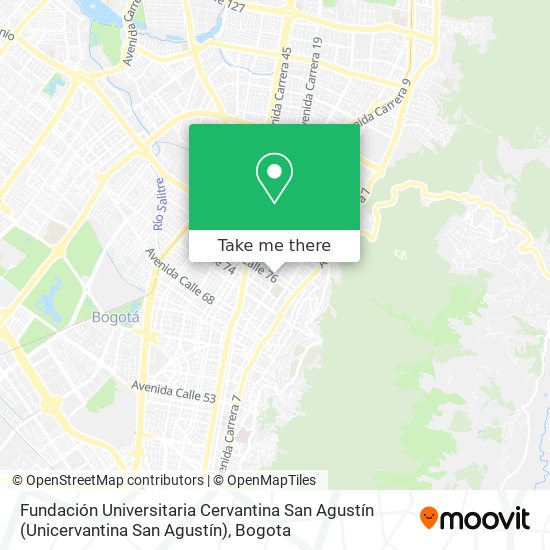 Fundación Universitaria Cervantina San Agustín (Unicervantina San Agustín) map