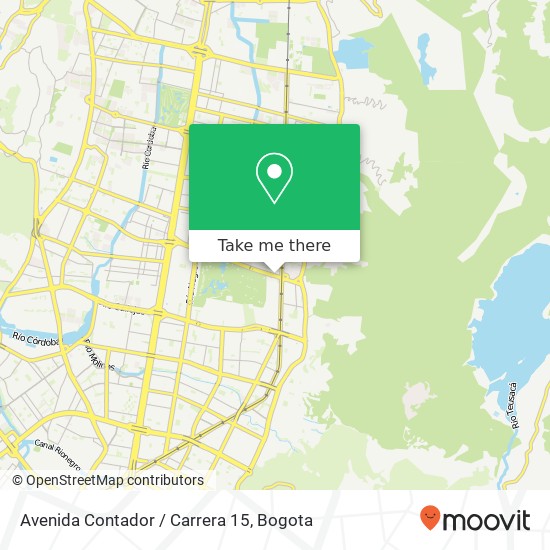 Avenida Contador / Carrera 15 map