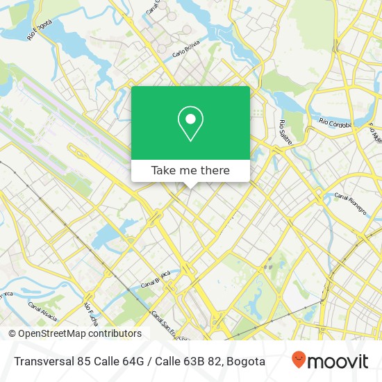 Transversal 85 Calle 64G / Calle 63B 82 map