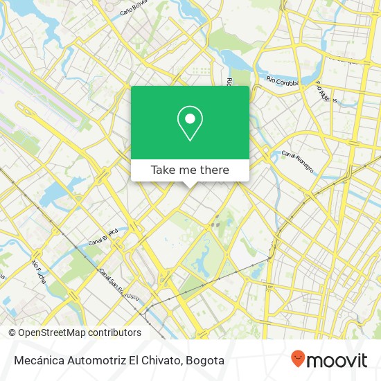 Mecánica Automotriz El Chivato map