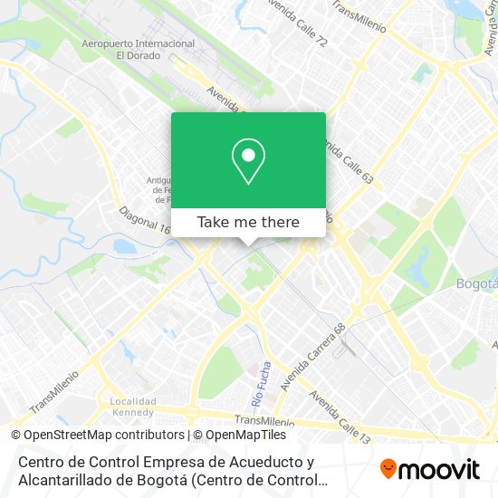 Centro de Control Empresa de Acueducto y Alcantarillado de Bogotá (Centro de Control Acueducto) map
