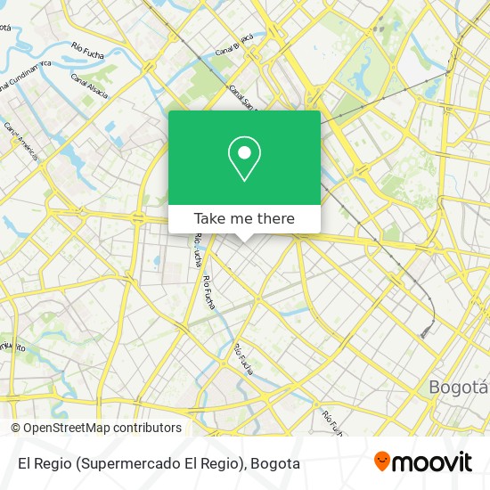 El Regio (Supermercado El Regio) map