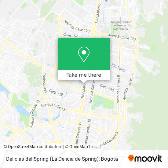 Delicias del Spring (La Delicia de Spring) map