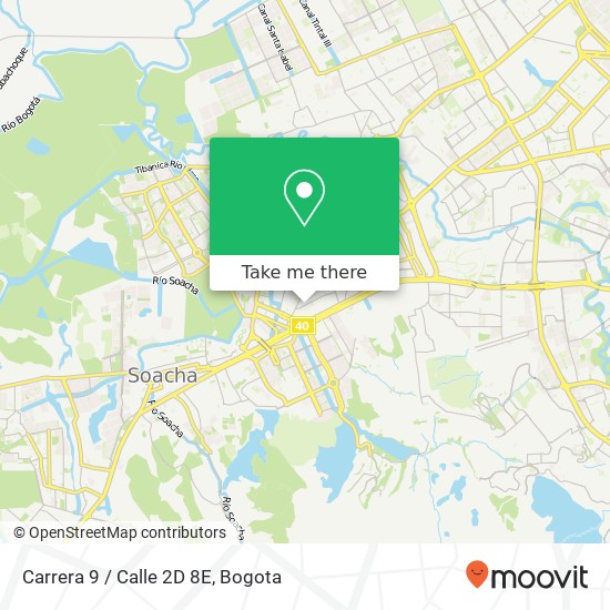 Mapa de Carrera 9 / Calle 2D 8E