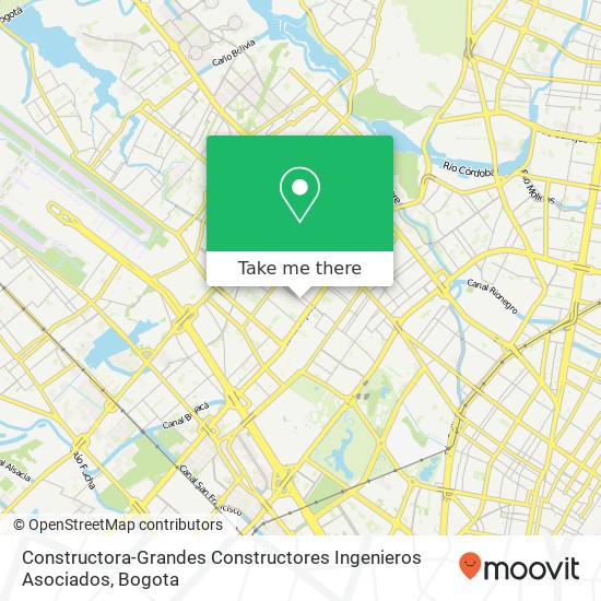 Constructora-Grandes Constructores Ingenieros Asociados map