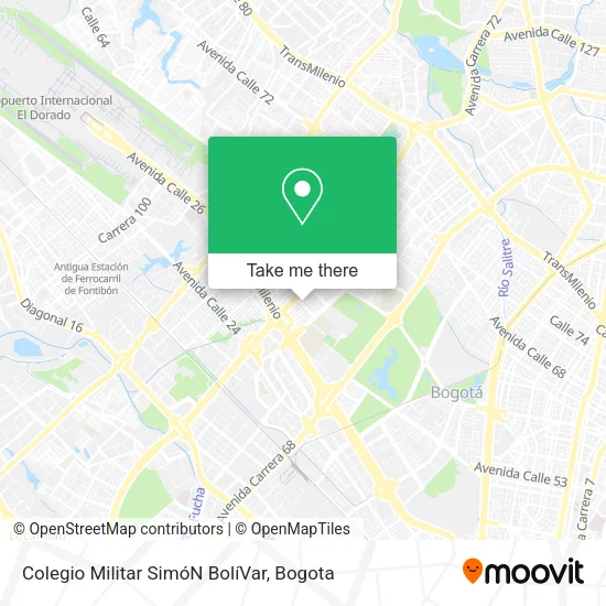Mapa de Colegio Militar SimóN BolíVar