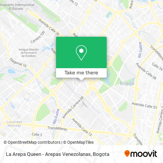 La Arepa Queen - Arepas Venezolanas map