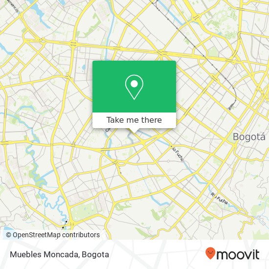 Muebles Moncada map